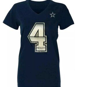 Women's Dallas cowboys Zak Prescott tee shirt new with tags